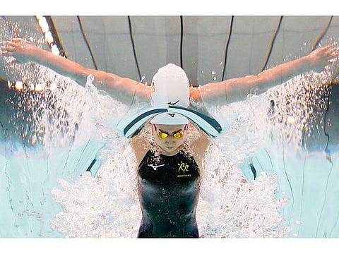 Rikako Ikee won the 100m butterfly
