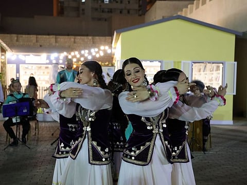The dance is inspired by the daily life of the Bashkir people who live against the backdrop of the Ural Mountains.