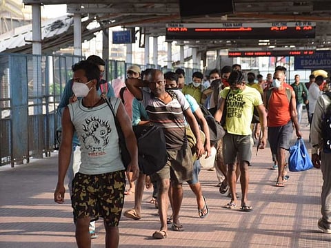 Migrant workers are being stopped from returning to their homes in Bihar by villagers.