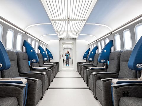 A view of the hyperbaric suite for treatment.