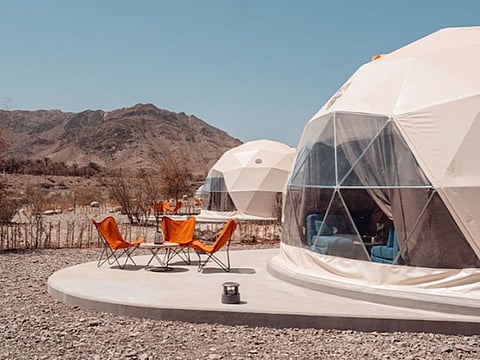 Dubai Holding Wednesday launched Hatta Dome Park, an exciting new glamping experience situated next to Hatta Wadi Hub.