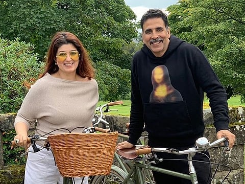 Twinkle Khanna and Akshay Kumar.