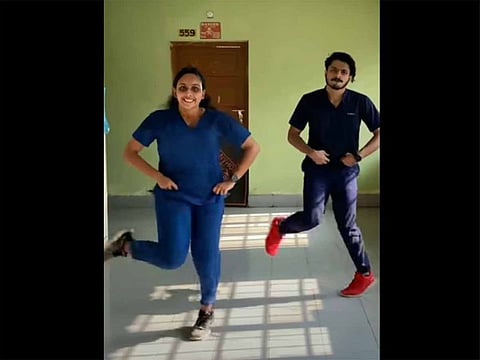 Janaki M Omkumar, a Hindu, and Naveen K Razak, a Muslim, made a dance video that went viral.