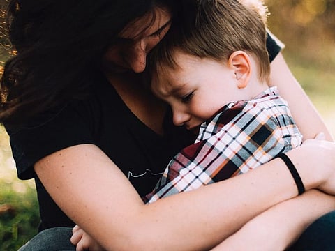 Is it OK to let your child see you cry?
