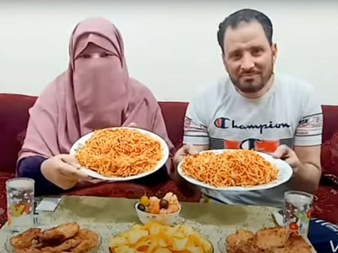 Umm Ziyad in a video with her husband in which she pretended to be dead in front of her husband and children just to see their reactions on April 9, 2020. She died on April 9, 2021.