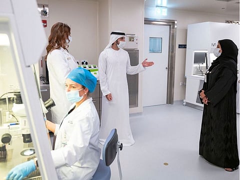 Following the inauguration ceremony, Sheikh Hamdan toured the new facility.