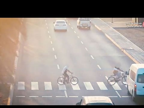 The Abu Dhabi Police issued fresh warnings urging motorists to prioritise pedestrians at designated crossings.