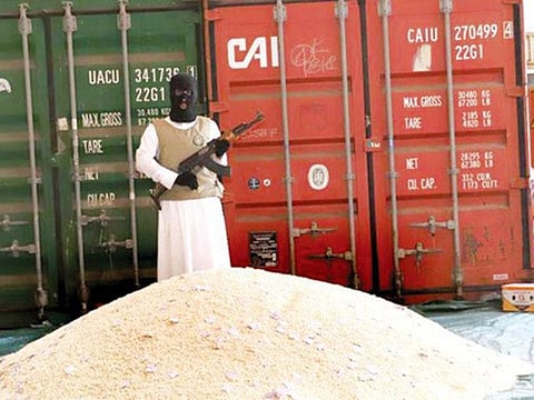 The massive haul of 5.2 million amphetamine pills.