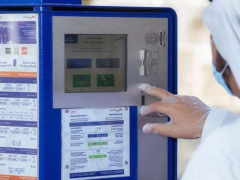 RTA announced on Tuesday that motorists can now scan the QR code affixed to parking machines and directional signs across Dubai to have their parking requests processed.