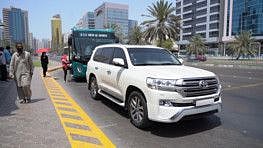 Blocking a bus stop in this manner also impedes traffic flow, while endangering public bus users.