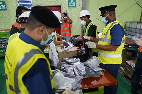 Around 134,000 counterfeit items of 42 brands, with a street value of Dh1.018 million, have been recycled by the Dubai Customs.