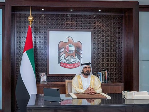 His Highness Sheikh Mohammed bin Rashid Al Maktoum, Vice President and Prime Minister of UAE and Ruler of Dubai.