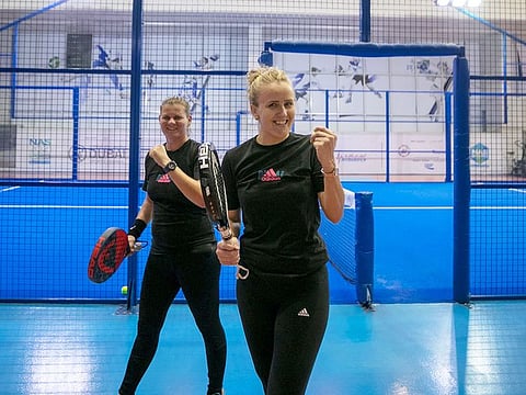 Josipa Bek and Selma Babic rallied from a set down to beat Karina Simeonova Lozova and Alessa Belbes in a thrilling Women’s bronze Category final of the Nad Al Sheba Sports Tournament Padel Championship