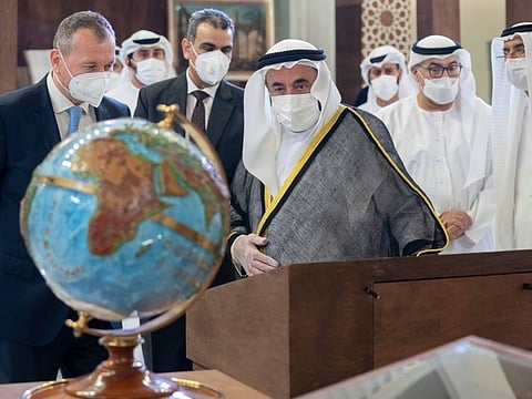 His Highness Dr Sheikh Sultan Bin Mohammad Al Qasimi, Member of the Supreme Council and Ruler of Sharjah, inaugurated the exhibition, organised by the Sharjah Book Authority (SBA) at its headquarters.