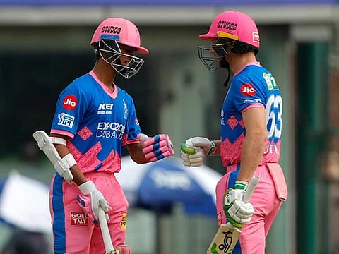 Yashasvi Jaiswal and Jos Buttler of Rajasthan Royals