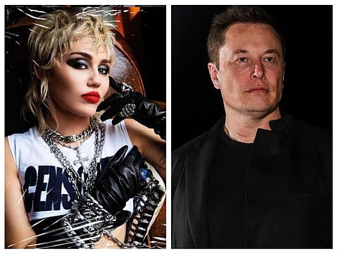 Miley Cyrus and Elon Musk