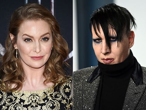 Esme Bianco and Marilyn Manson