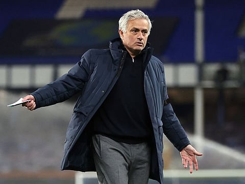 Jose Mourinho said he had won “half a trophy” at Tottenham Hotspur after guiding the Premier League club to the League Cup final last season, only to be sacked less than a week before the match.