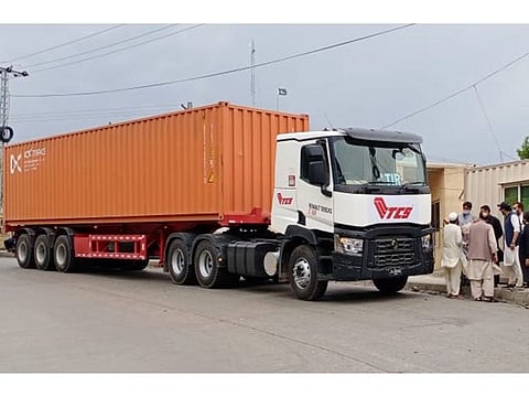 Pakistan's first TIR shipment leaves for Uzbekistan.