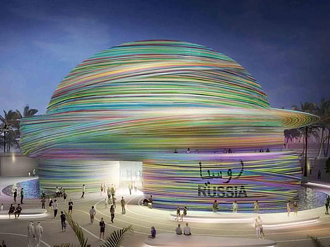 The Russia Pavilion's extensive programme of events will premiere on Expo 2020 Dubai grounds and continue beyond the physical boundaries of the show at Ain Dubai and Dubai Opera.
