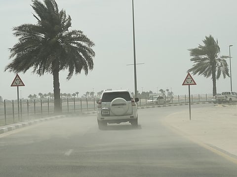 Motorists need to be extra careful when driving in dust storms, the RTA has warned.