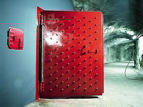 Armoured doors form security doors in which the exit and access are controlled