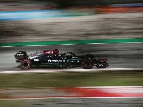 Lewis Hamilton was fastest in Spain practice