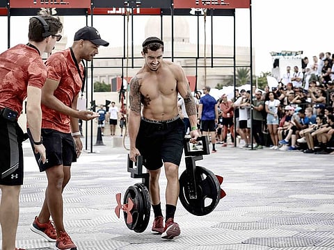 Seena Akbary, an American expat from Atlanta, Georgia, who is of Iranian descent, is doing the tyre flip challenge on Monday.