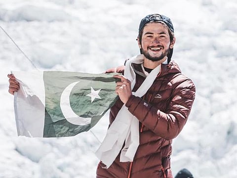 Shehroze Kashif, who hails from Lahore, climbed the stood on top of the 8,849-meter (29,032 ft) mountain on May 11, proudly raising the flag of Pakistan