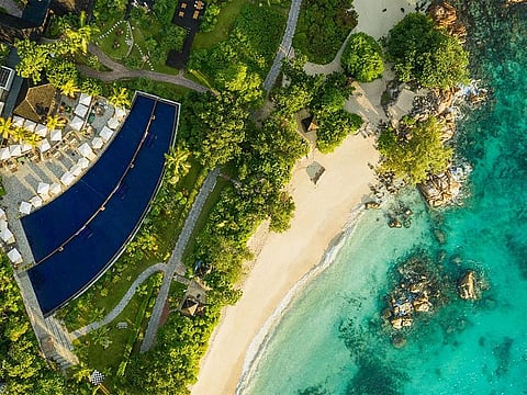 As good as it gets when heading for a short getaway... The Raffles Seychelles. The island destination remains a popular choice with UAE residents, and it will be the same this Eid.
