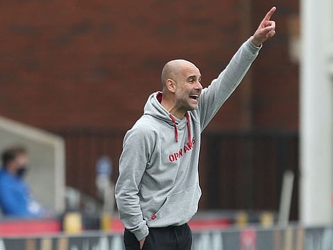 Manchester City manager Pep Guardiola.