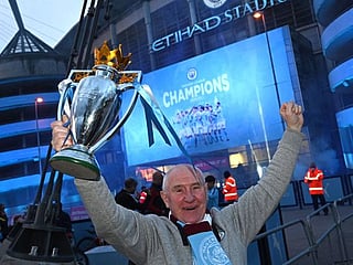 IN PICTURES: Manchester City fans party after reclaiming Premier League title