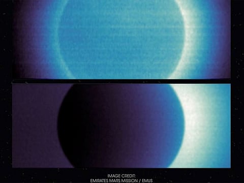 The images of atomic hydrogen