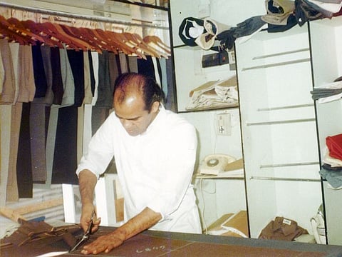 KK Wilson (74) started Link Tailors with his brother in 1981 with a men's tailoring shop in Bur Dubai