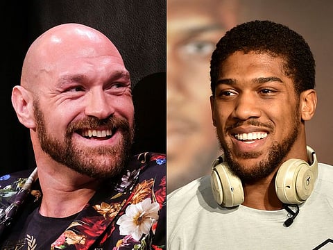 Tyson Fury and Anthony Joshua.