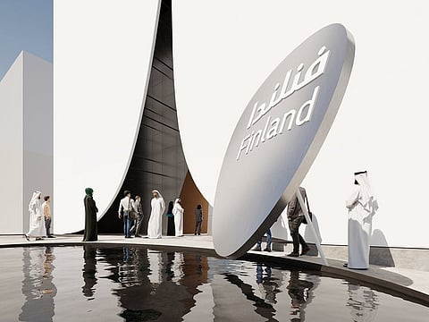 The Finland Pavilion is an architectural marvel from the quiet rush of its water soundscapes to the state-of-the-art majlis-inspired conference area.