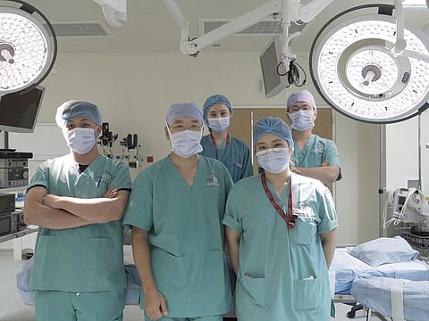 The University Hospital of Sharjah team that conducts Meniscus Allograft Transplantation (MAT) for patients suffering from severe knee conditions