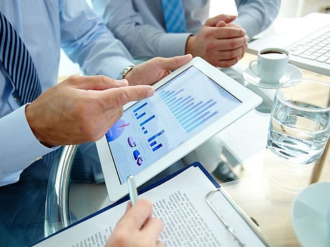 Stock Business meeting setup in UAE