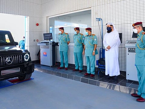 Sharjah Police launched three new inspection stations for light vehicles.
