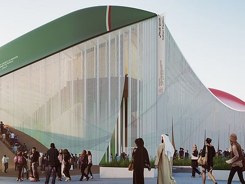Orange powder and coffee beans are just some of the ingredients that make the Italy Pavilion an example of circular architecture at Expo 2020 Dubai