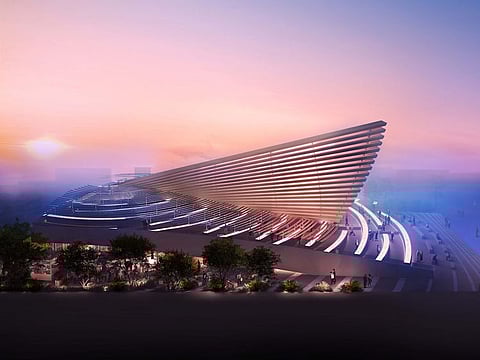 The design of the UK Pavilion for Expo 2020 in Dubai is inspired by one of the late Stephen Hawking's last projects.