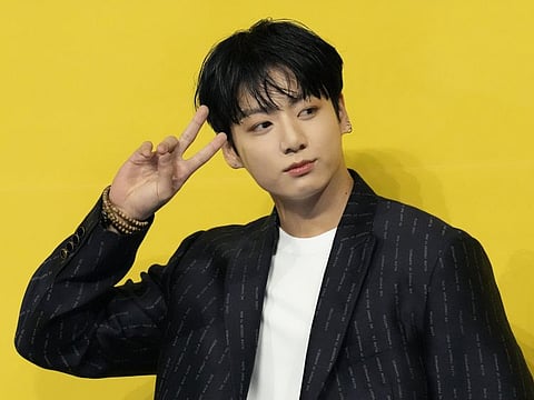 Jung Kook, a member of South Korean K-pop band BTS.