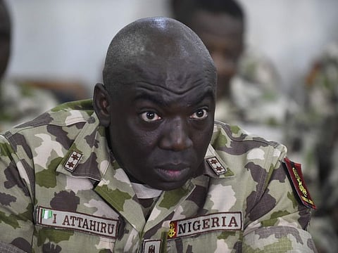 File photo shows General Ibrahim Attahiru