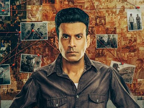 Manoj Bajpayee in the poster for 'The Family Man 2'