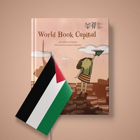 Shaikha Bodour Al Qasimi has announced that proceeds from her latest work in children’s literature, World Book Capital, will be provided to libraries and institutions in Gaza.