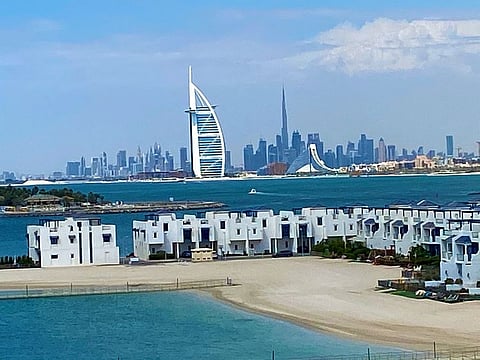 Cloudy skies in Dubai