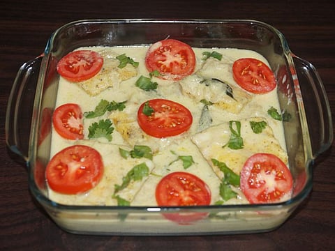 Fish Molee - tastes best with Kerala 'matta' or red rice