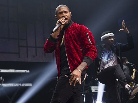 Usher performs at Power 105.1's Powerhouse 2016 at Barclays Center in New York on Oct. 27, 2016.