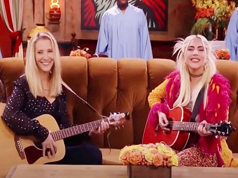 Lisa Kudrow and Lady Gaga on Friends: The Reunion