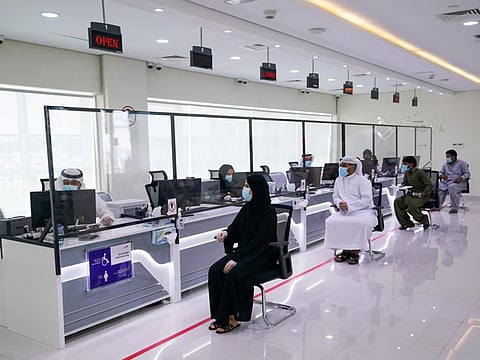 One of RTA's customer happiness centres. RTA has a plan to transfer more licensing services to smart and electronic channels this year.
